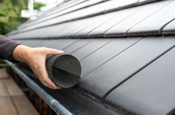 Gutter Mesh Installation in Utica