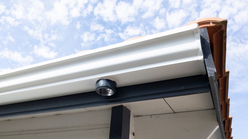 Gutter Cover on Roof Edge